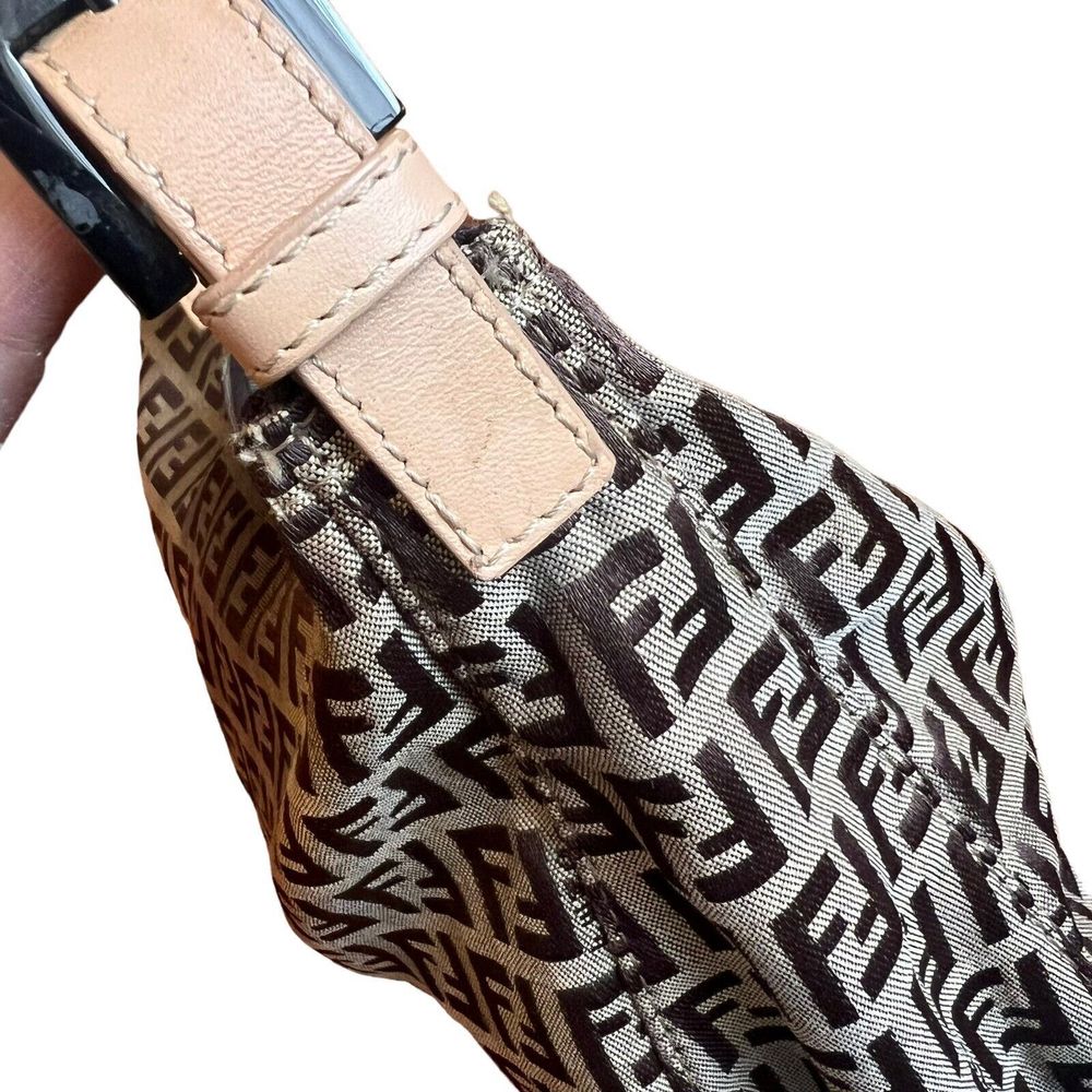 1990s Vintage FENDI  Zucchino Jacquard Mini Pouch Bag - Picture 11 of 13